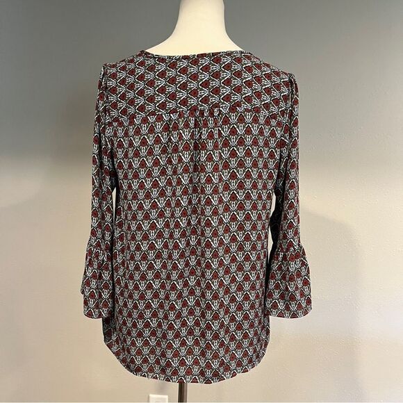 Loft loose fit long sleeve blouse size small - Picture 6 of 12